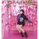 Black and Purple Trick or Treat Inspired Hoodie - Cosparty