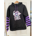 Black and Purple Trick or Treat Inspired Hoodie - hoodie