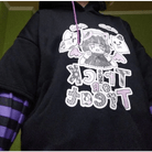 Black and Purple Trick or Treat Inspired Hoodie - Cosparty