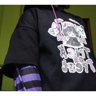 Black and Purple Trick or Treat Inspired Hoodie - hoodie