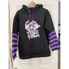 Black and Purple Trick or Treat Inspired Hoodie - Cosparty