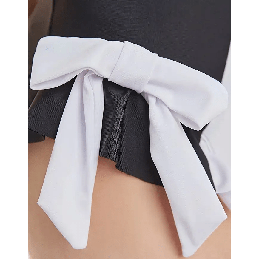 Black and White Joker Swimsuit Onesie for Stylish Versatility - Cosparty