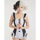 Black and White Joker Swimsuit Onesie for Stylish Versatility - swimsuit