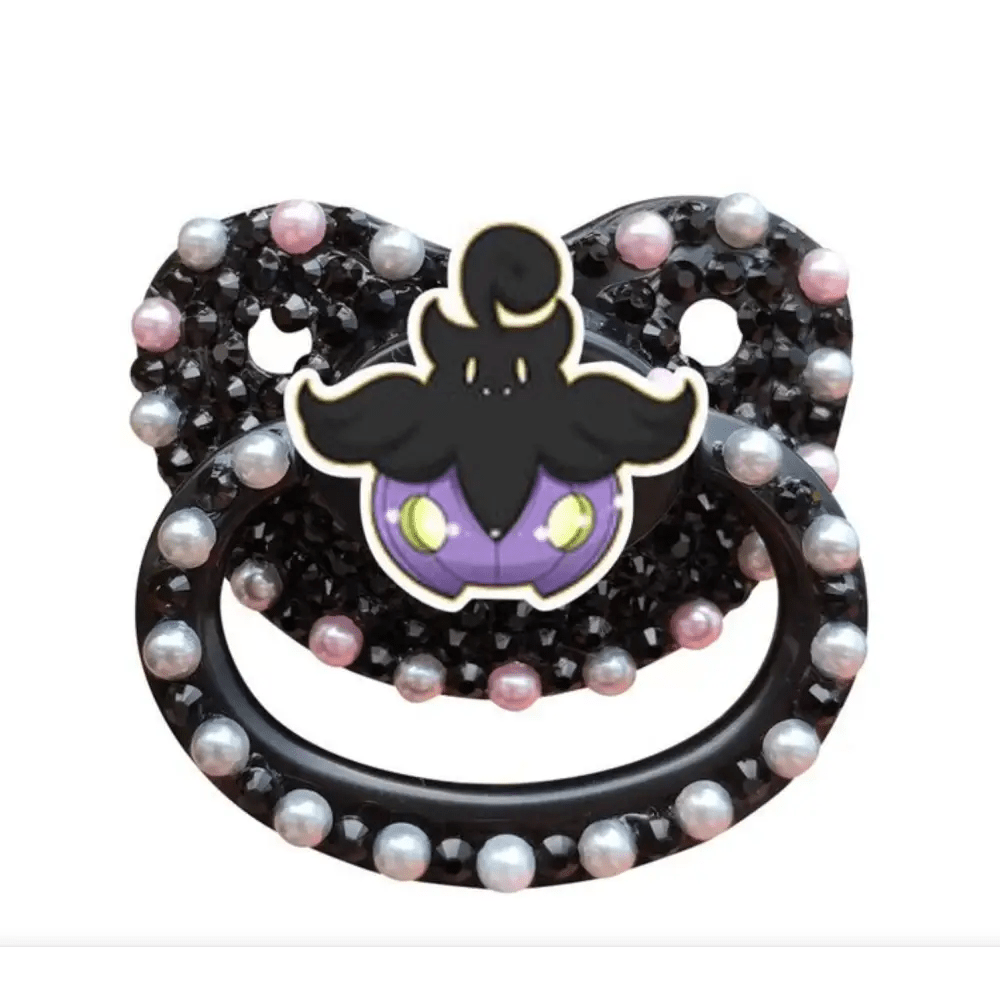 Black Bat Adult Pacifier Made of Safe BPA - Free Silicone - Cosparty