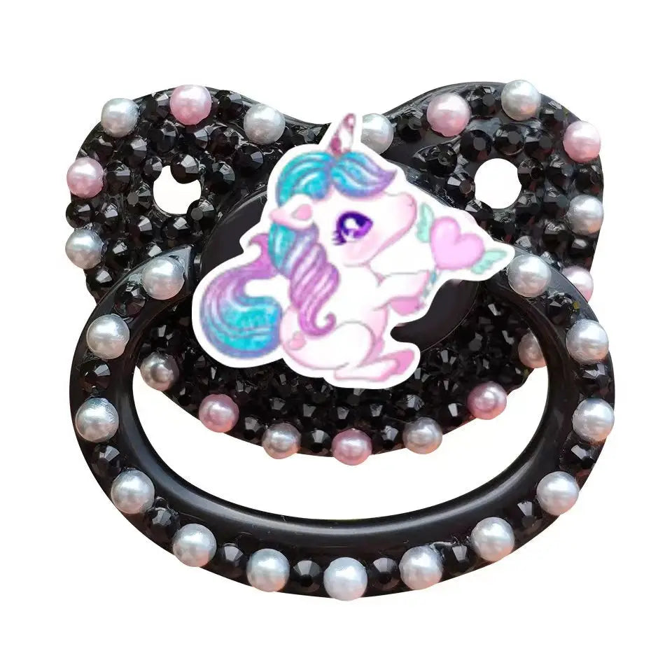 Spooky Halloween Deco Pacifiers - Unicorn - adult baby pacifiers, binkie, binkies, paci, pacifier