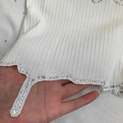 Black Long Sleeve Rhinestone Embellished Babygirl Crop Top Instock - Cosparty