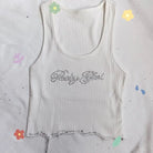 Black Long Sleeve Rhinestone Embellished Babygirl Crop Top Instock - Cosparty