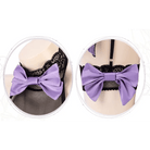 Black & Purple Leather Succubus Bodysuit Set for Gothic Styles - Cosparty