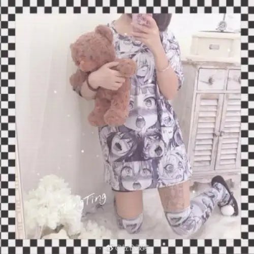 Black & White Manga Inspired Hoodie and Crewneck for Anime Fans - Cosparty