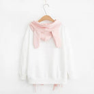 Bling Bling Bunny Anime Girl Hoodie in Pastel - Length 58cm - Cosparty