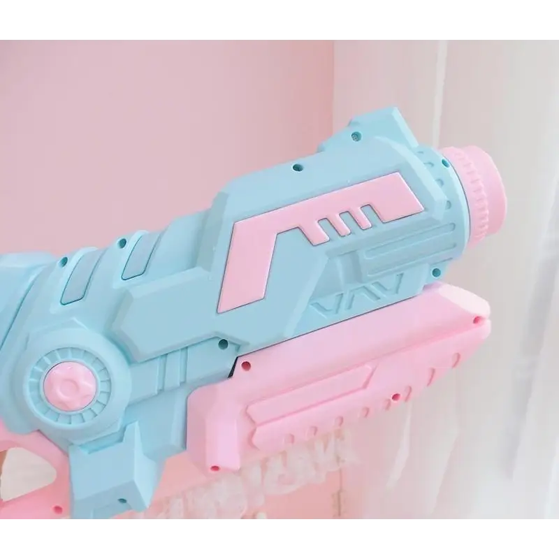 Blue Cotton Candy Colored Water Gun for Kawaii Princesses - Random Color (Pink or Blue) - gun