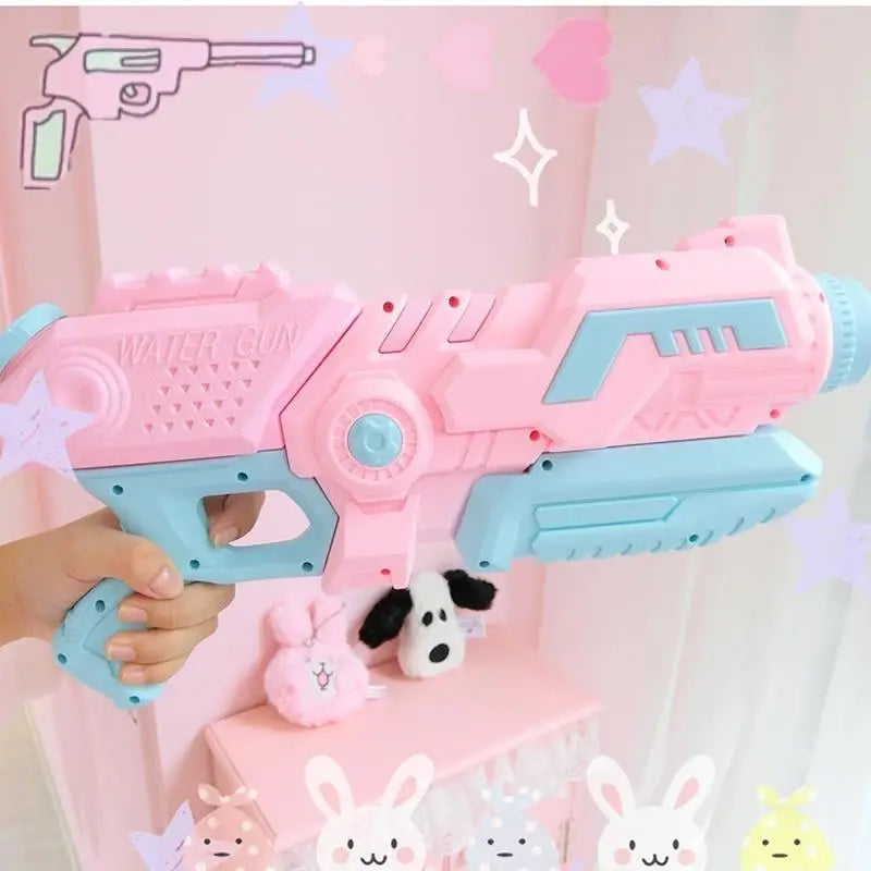 Blue Cotton Candy Colored Water Gun for Kawaii Princesses - Random Color (Pink or Blue) - gun