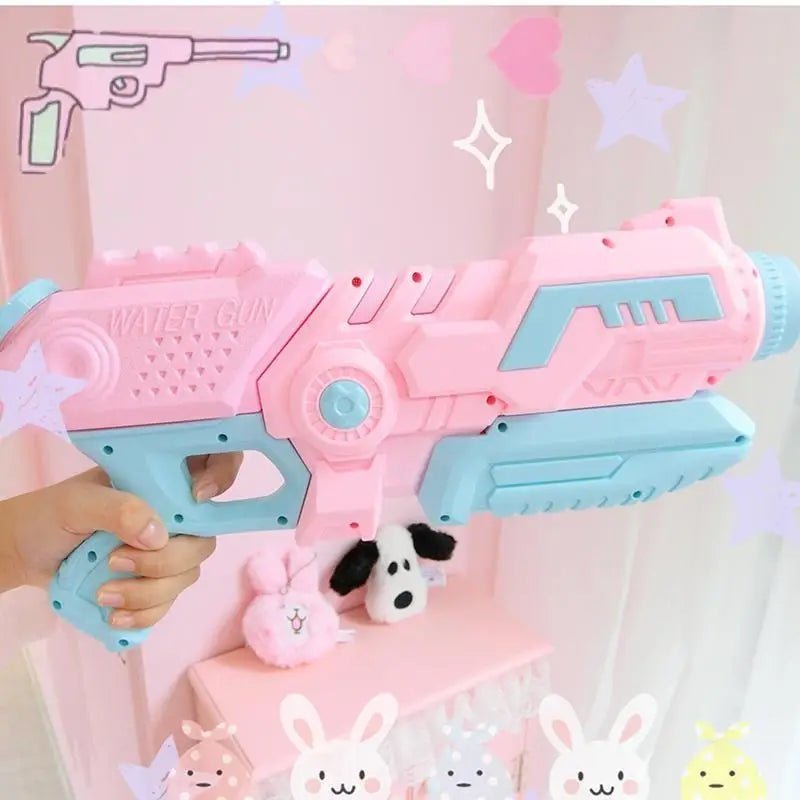 Blue Cotton Candy Colored Water Gun for Kawaii Princesses - Cosparty