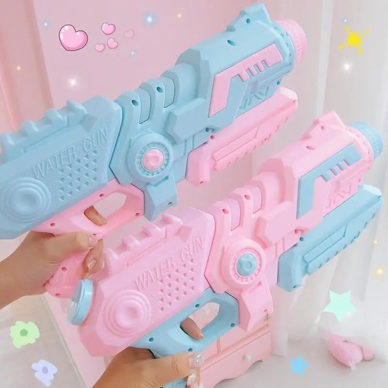 Blue Cotton Candy Colored Water Gun for Kawaii Princesses - Random Color (Pink or Blue) - gun