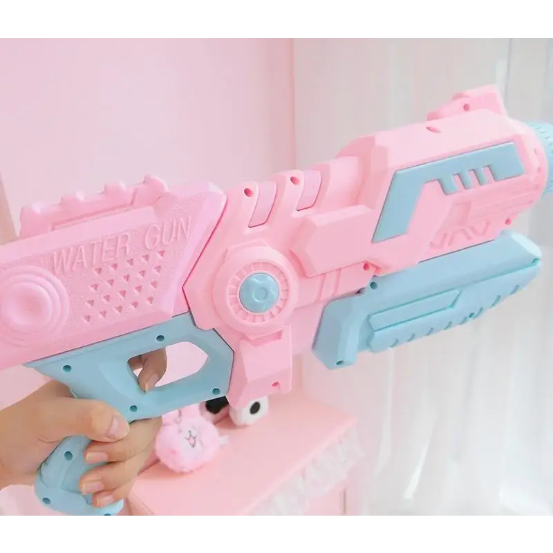 Blue Cotton Candy Colored Water Gun for Kawaii Princesses - Random Color (Pink or Blue) - gun