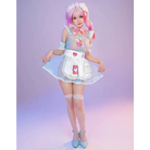 Toy Room Mesh Maid Cosplay Set - XS - cosplay, dresses, fairy kei, maid outfit