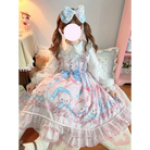 Blue or Pink Baby Teddy Bear Lolita Dress for Little Princesses - Dress