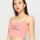 Bohemian Crop Tank with Just Say No to Coke Design - shirt