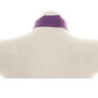 Bold Black and Purple Halloween Chokers with Pumpkins and Bat Wings - Cosparty