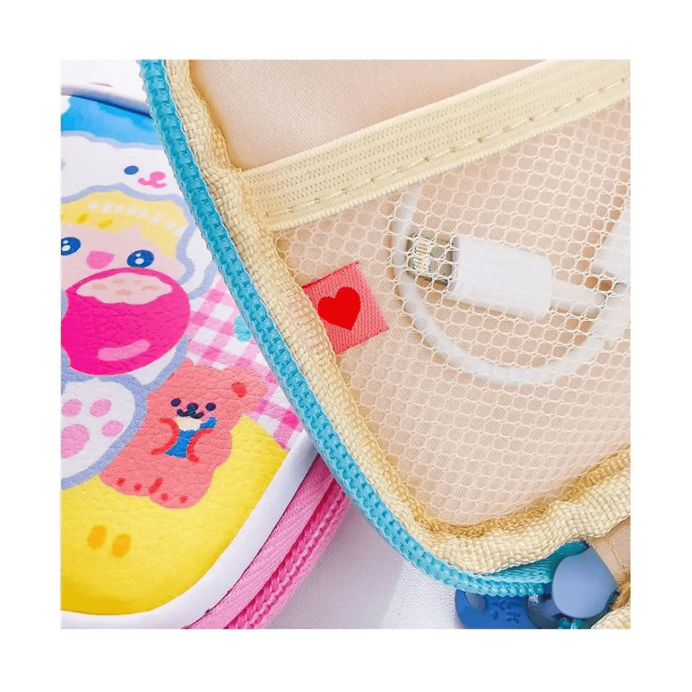 Bold Kawaii Patterned Pouch for Cords and Chargers - Cosparty