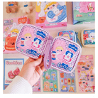 Bold Kawaii Patterned Pouch for Cords and Chargers - Cosparty
