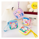 Bold Kawaii Patterned Pouch for Cords and Chargers - Purse