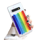 Bright Rainbow Pride Geometric Case for Samsung Note Products In Stock - phone case