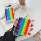 Bright Rainbow Pride Geometric Case for Samsung Note Products In Stock - phone case