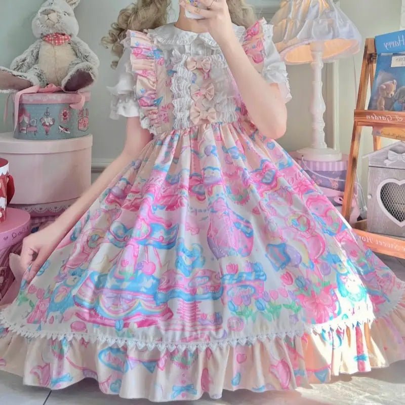 Bubblegum Lolita Dress 92cm Bust for Kawaii Birthday Parties - Cosparty