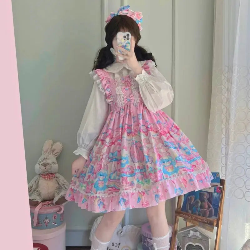 Bubblegum Lolita Dress 92cm Bust for Kawaii Birthday Parties - dress