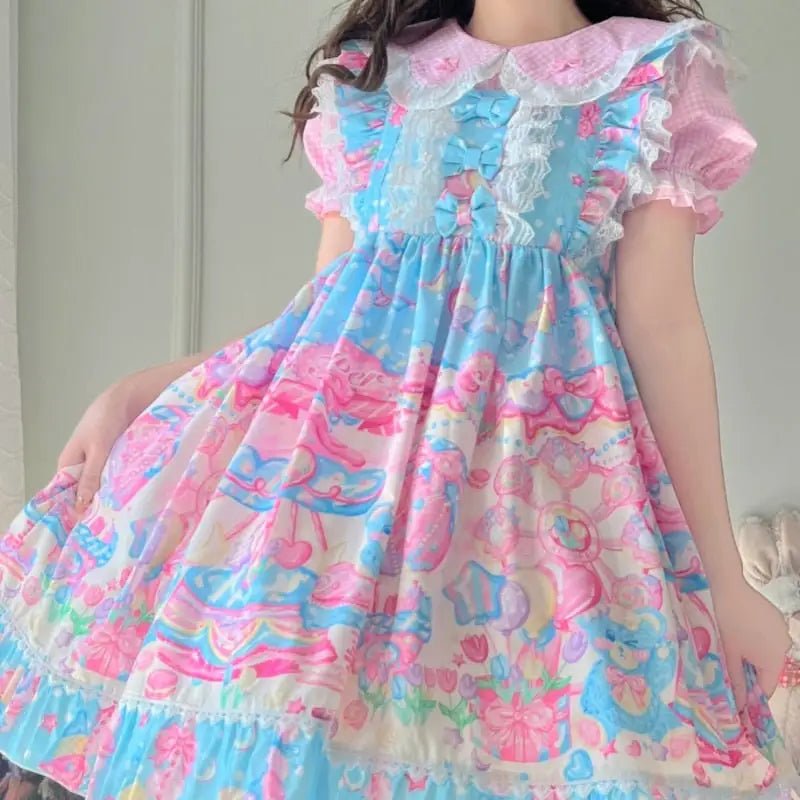 Bubblegum Lolita Dress 92cm Bust for Kawaii Birthday Parties - Cosparty