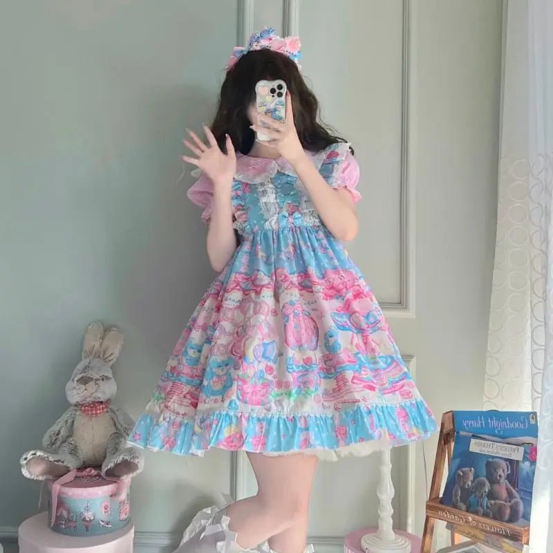 Bubblegum Lolita Dress 92cm Bust for Kawaii Birthday Parties - Cosparty