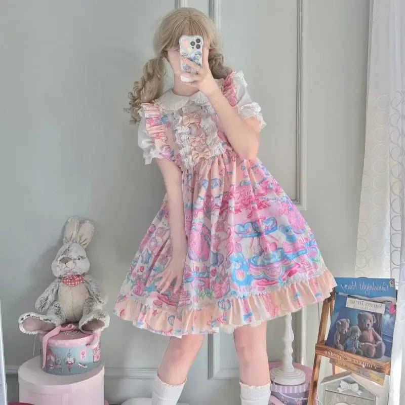 Bubblegum Lolita Dress 92cm Bust for Kawaii Birthday Parties - Cosparty
