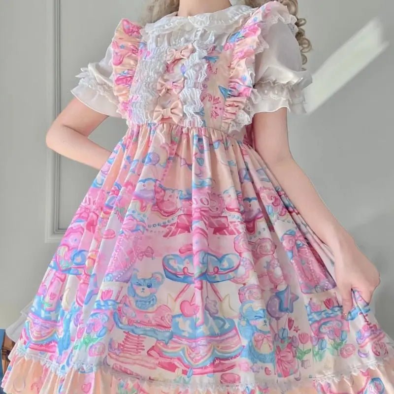 Bubblegum Lolita Dress 92cm Bust for Kawaii Birthday Parties - Cosparty