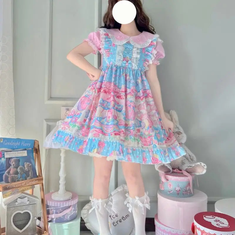 Bubblegum Lolita Dress 92cm Bust for Kawaii Birthday Parties - dress