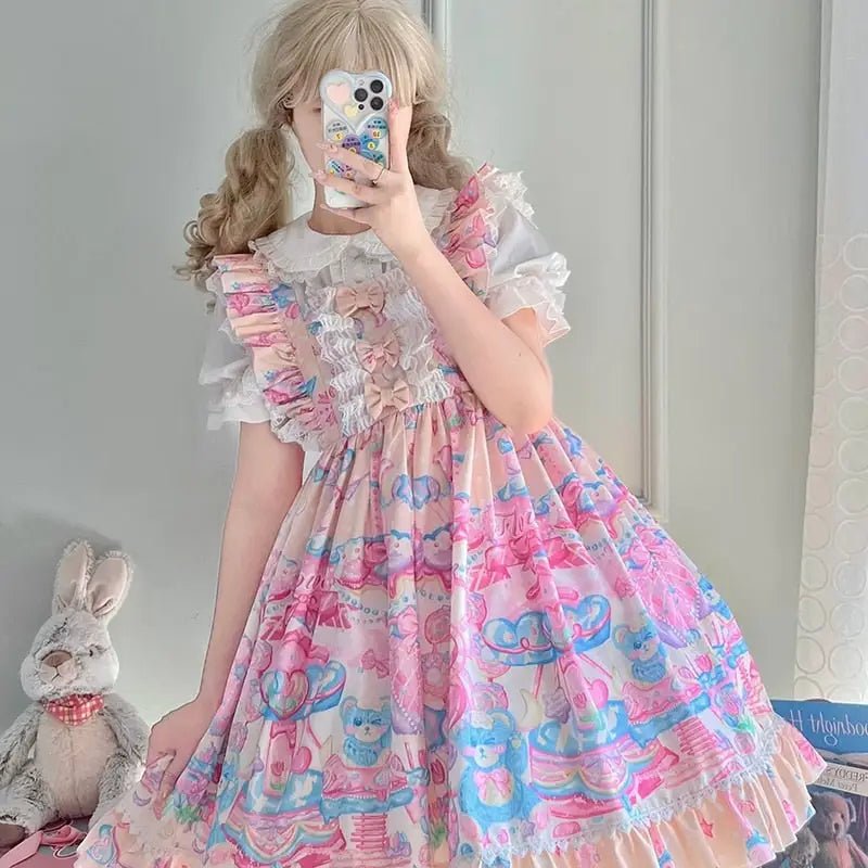 Bubblegum Lolita Dress 92cm Bust for Kawaii Birthday Parties - Cosparty