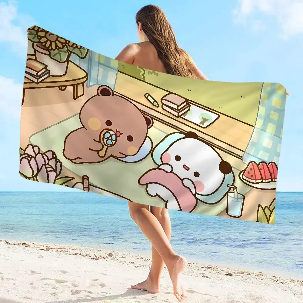 Bubu and Dudu Towels for Fun Bath Time and Beach Day Comfort