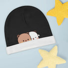 Bubu Beanie for Cozy Style with Adorable Embroidered Design - One size / White - All Over Prints