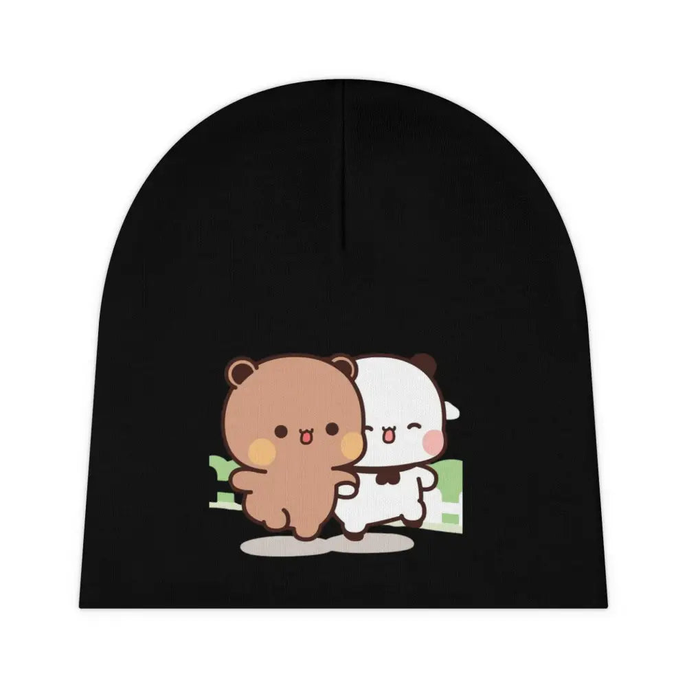 Bubu Beanie for Cozy Style with Adorable Embroidered Design - One size / White - All Over Prints