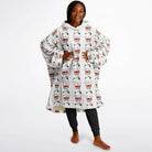 Bubu Blanket Hoodie for Cozy Comfort on Chilly Days - Adult - Snug Hoodie Economy - AOP