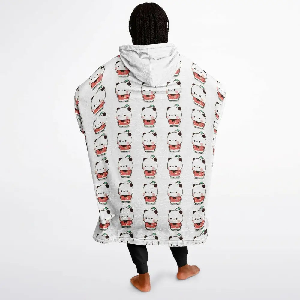 Bubu Blanket Hoodie for Cozy Comfort on Chilly Days - Adult - Snug Hoodie Economy - AOP