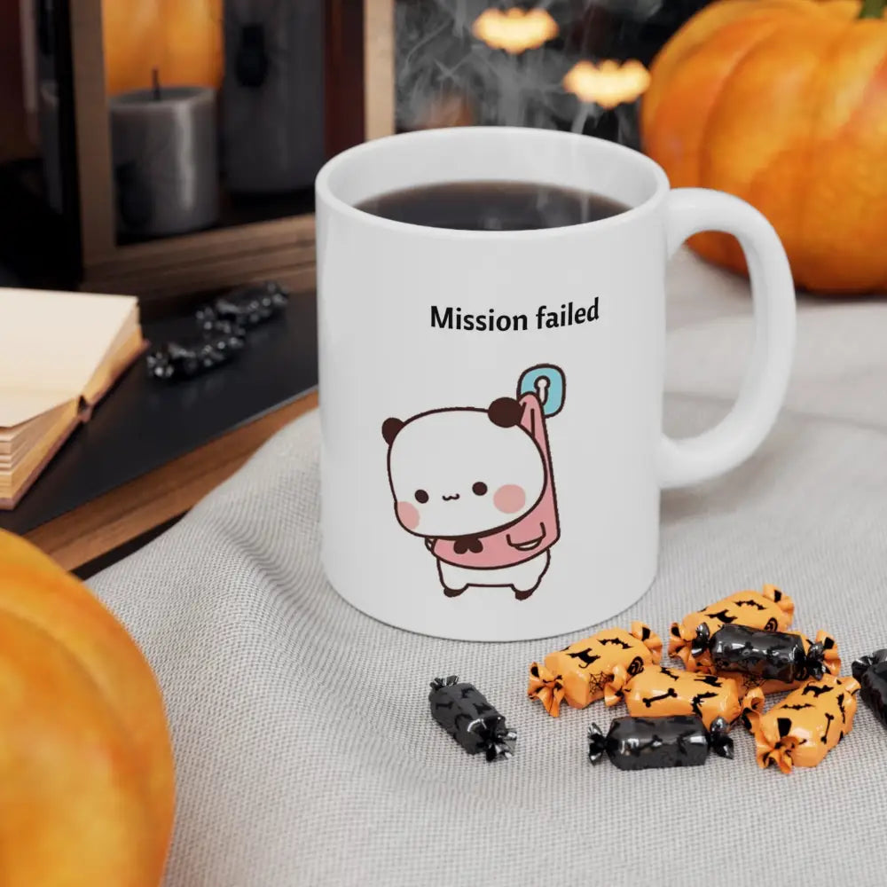 Bubu & Dudu Mission Failed Mug for a Fun Coffee Break - 11oz - Mug