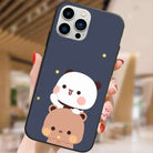 Bubu & Dudu Peach & Goma iPhone Cases for Stylish Protection