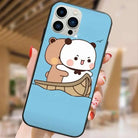 Bubu & Dudu Peach & Goma iPhone Cases for Stylish Protection