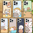 Bubu & Dudu Peach & Goma iPhone Cases for Stylish Protection