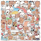 Bubu Sticker Set with 50 Unique Designs of Dudu and Bubu Characters - Cosparty