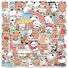 Bubu Sticker Set with 50 Unique Designs of Dudu and Bubu Characters - 50pcs/pack