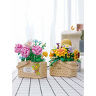 Building Block Flower Basket Planter Set for Indoor Gardens - storage