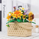 Building Block Flower Basket Planter Set for Indoor Gardens - storage