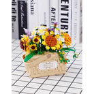 Building Block Flower Basket Planter Set for Indoor Gardens - storage